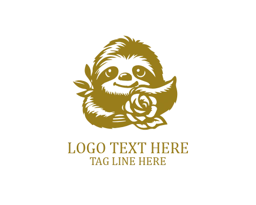 Hugging Sloth Logo