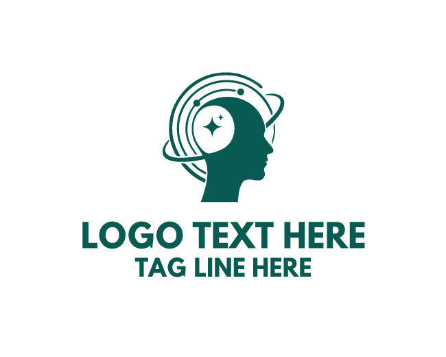 Human Mind Planet Best Idea Logo