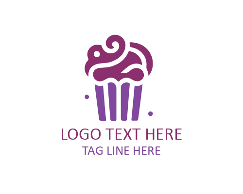 Ice Cream Cone Logo for Dessert and Food Brands