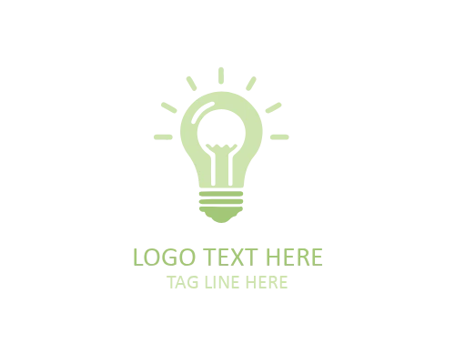 Idea Discussion Bulb Logo