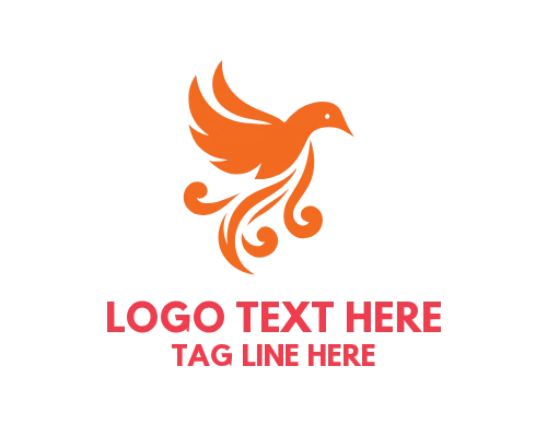 Identity Elegant Bird Logo