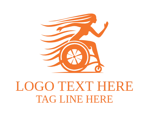 Inclusive Athlete Logo for Disability Sports Branding