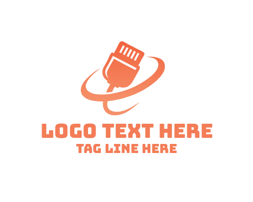 Industrial Electrical Wiring Logo for Heavy-Duty Power Services