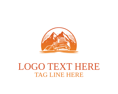 Industrial Skid Steer Logo