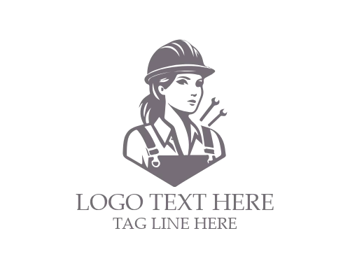 Industrial Strength Construction Labour Logo