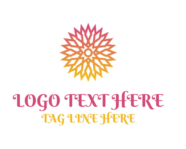  Infinite Geometry Sun Logo
