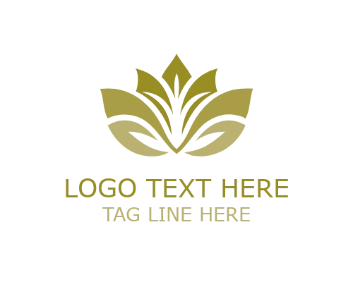 Infinite Lotus Floral Logo for Spiritual and Wellness Branding