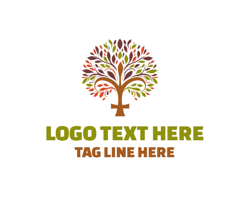 Inner Clarity Woman Tree Logo