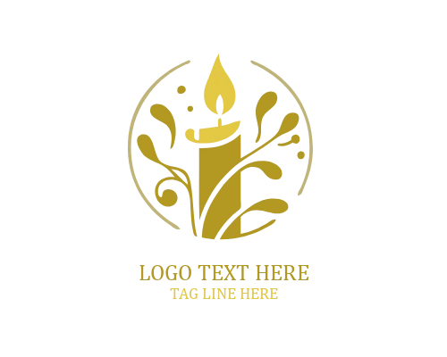 Inner Glow Candle Logo