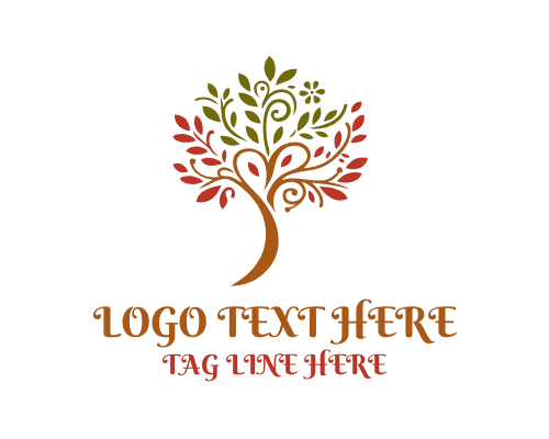 Inner Strength Woman Tree Logo
