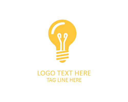 Innovation Idea Bulb Icon Logo