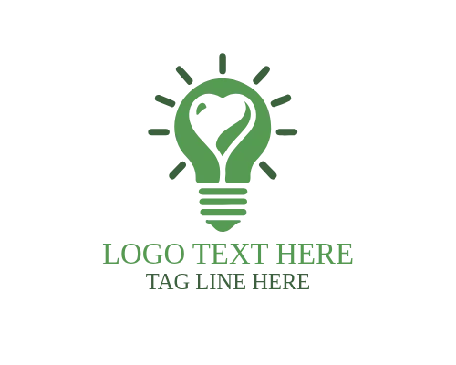 Innovation Idea Bulb Outline Logo