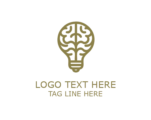  Inspired Mind Bulb Logo