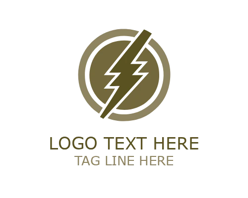 Instant Energy Lightning Logo for Fast Power Branding
