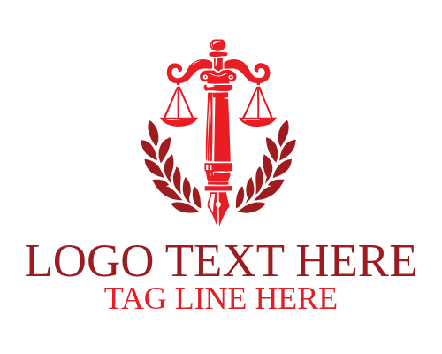Integrity pen scale Legal Logo