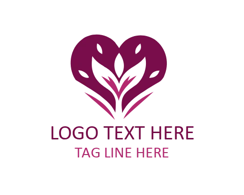 Intertwined Hearts Love Connection Logo