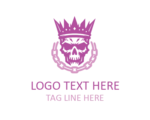 IronClash Punk Skull Logo
