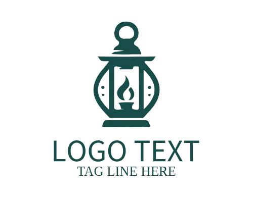 Islamic Light Lantern Logo