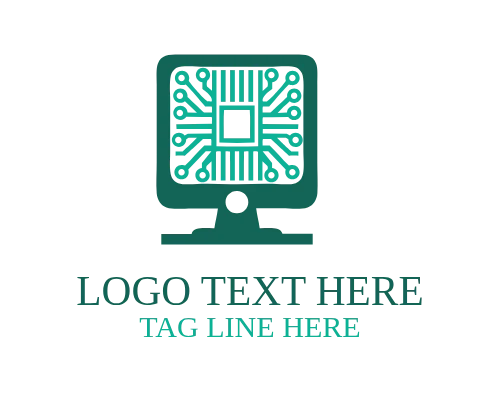 IT Computer Technology Logo