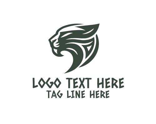 Jaguar Face Logo for Bold Wildlife Branding