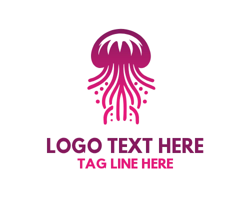Jelly fish Ocean Energy Logo