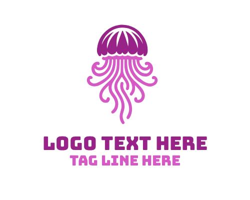 Jellyfish Deep Ocean Logo