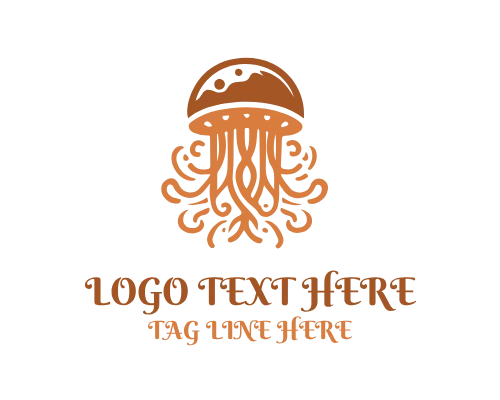 Jellyfish Ocean Flow Logo