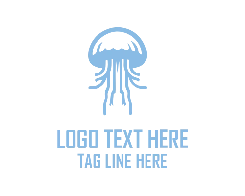 Jellyfish Ocean Glow Logo