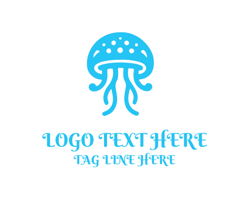 Jellyfish Ocean Logo