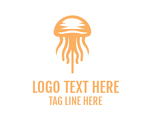 Jellyfish Ocean Spirit Logo