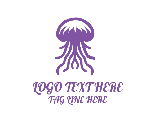 Jellyfish Sea Motion Logo