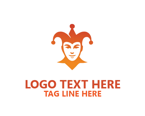 Jester Carnival Emblem Logo