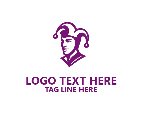 Jester Carnival Mask Logo