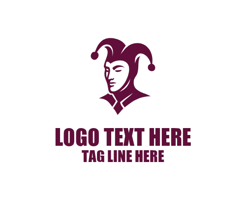 Jester Edgy Mask Logo