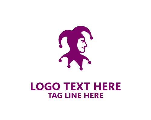  Jester Line Art Logo