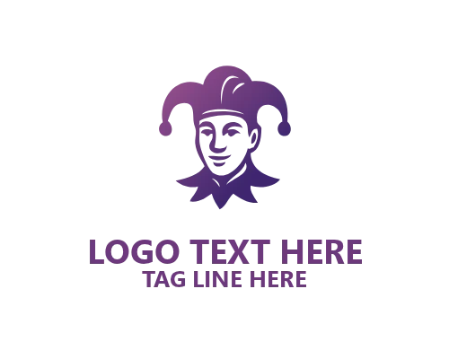 Jester Modern Emblem Logo