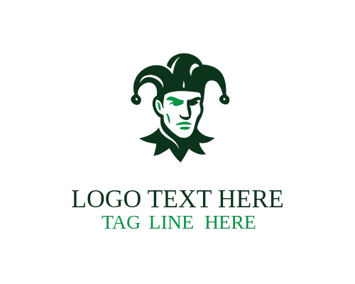 Jester Outline Icon Logo