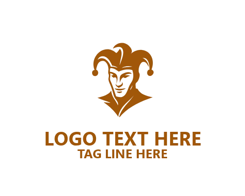 Jester Vintage Mask Logo