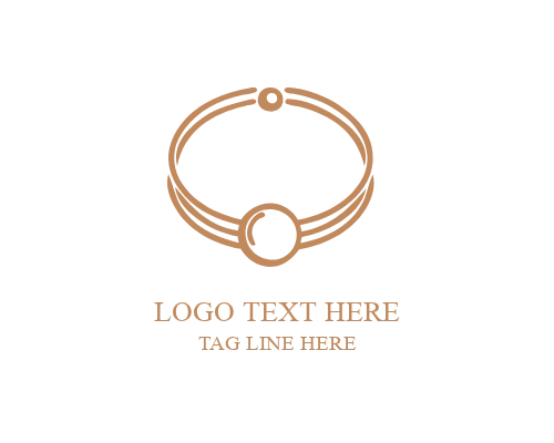 Jewelry Gold Pendant Logo