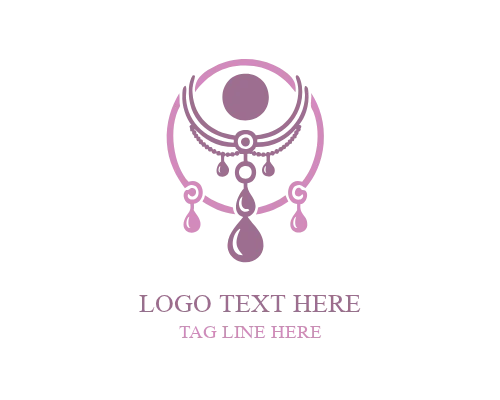 Jewelry Pearl Earrings Logo