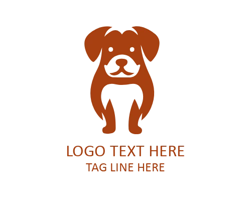 Jumping Doggy Mascot Logo