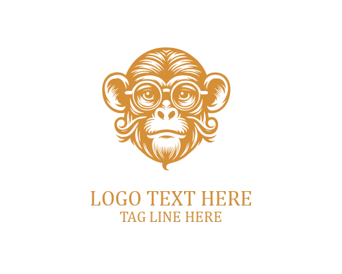 Jungle Grin Monkey Logo