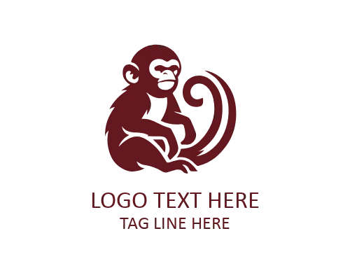 Jungle Monkey Mascot Logo