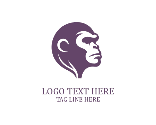 Jungle Smile Monkey Logo
