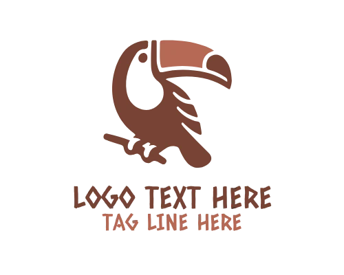 Jungle Toucan Bird Logo