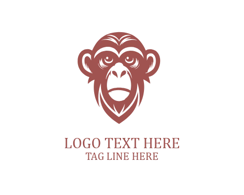 Jungle Tribe Monkey Logo