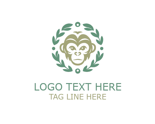 JungleJive Leaf Monkey Logo