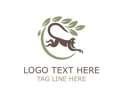 Junglify Leaf Monkey Logo