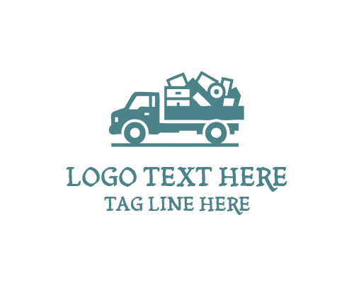 Junk Removal vehicle Logo