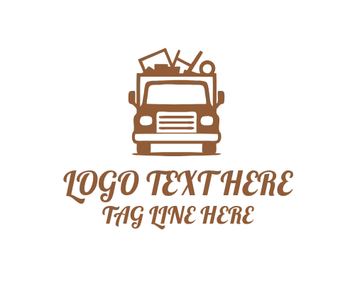 Junk Removal vehicle Logo